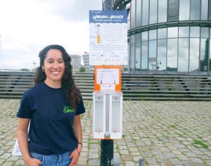 Gabriela Escobar Sánchez vom IOW mit einem der neuen „Warnow-Ascher“.