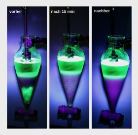 separating funnel for density separation of microplastics