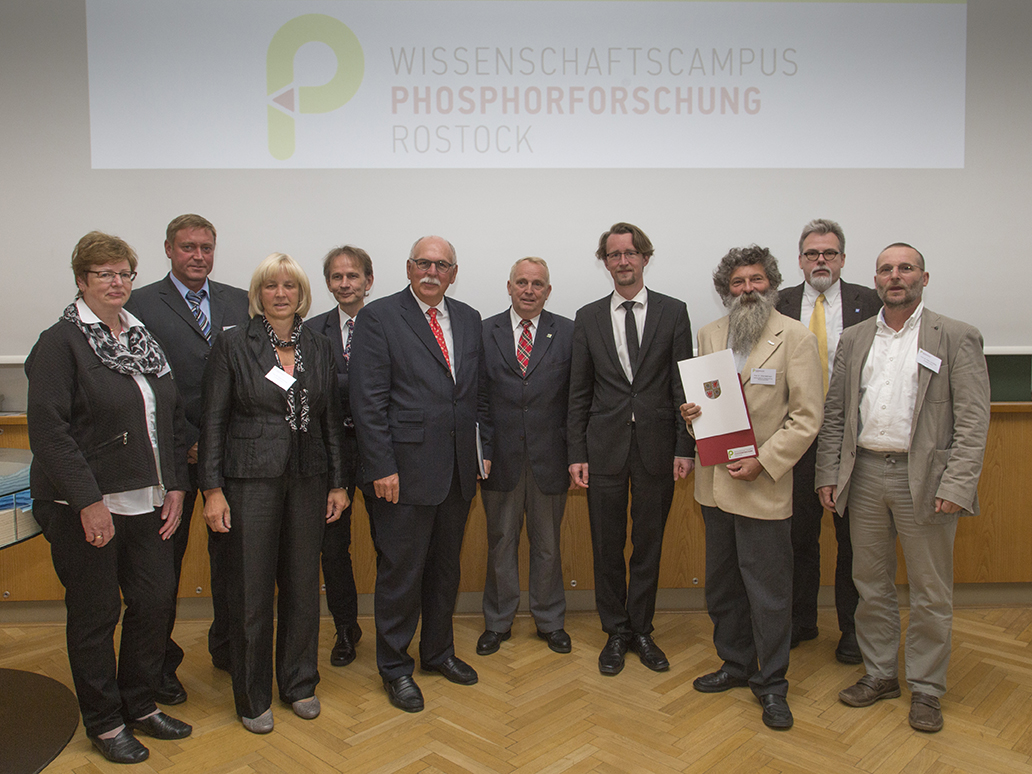 Die Unterzeichner des Kooperationsvertrages